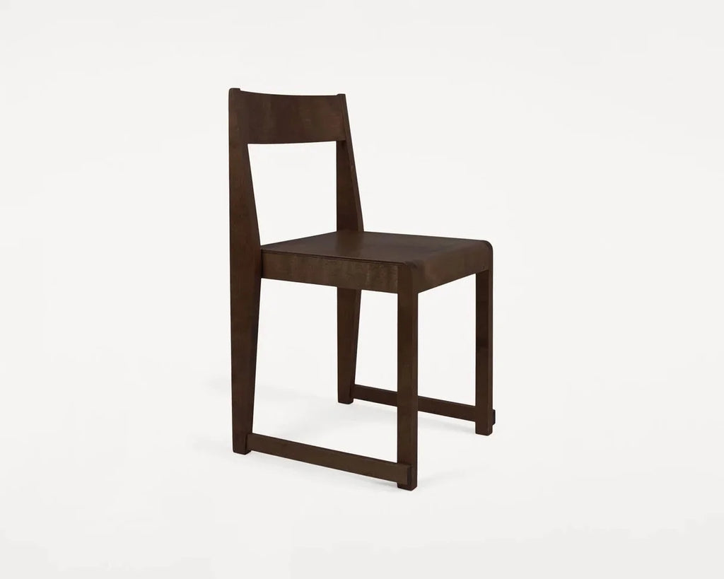 Frama – Chair 01 – Dark Wood Frame / Dark Wood Seat
