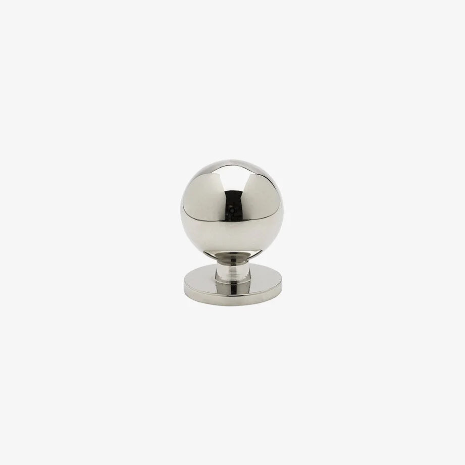 Beslag | Knob Soliden 25mm Nickel Plated