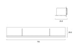 Frama – Rivet Shelf – Large — dimension drawing
