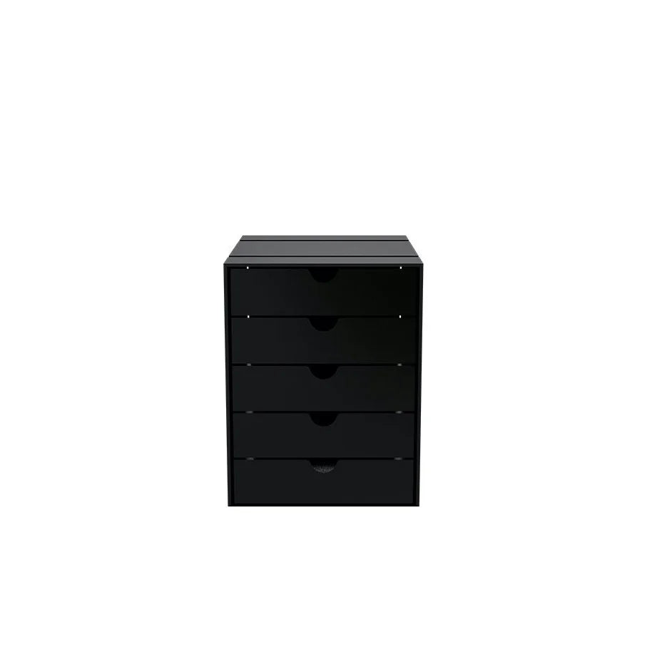 USM | Inos Box Set C4 with 5 drawers / Graphite Black
