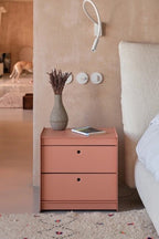 UTIL – Plié Bedside Table 2 Short Drawers
