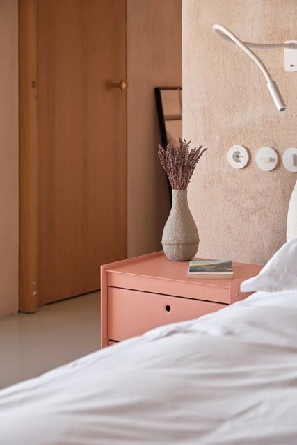 UTIL – Plié Bedside Table 2 Short Drawers