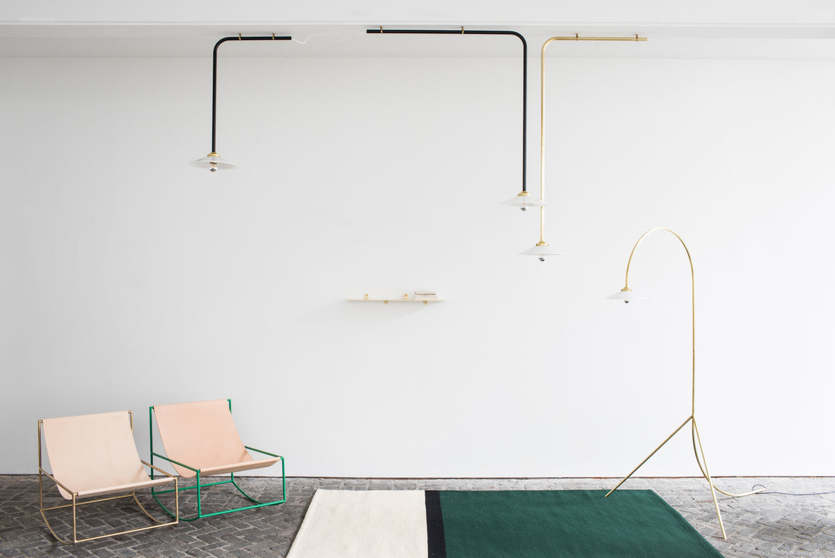 Valerie Objects – Rocking Chair Leather Green