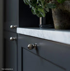 Beslag – Knob Soliden 25mm Nickel Plated