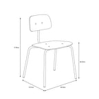 Montana – Montana Kevi 2060 Chair Steelcut 820 + 162 Hokkaido