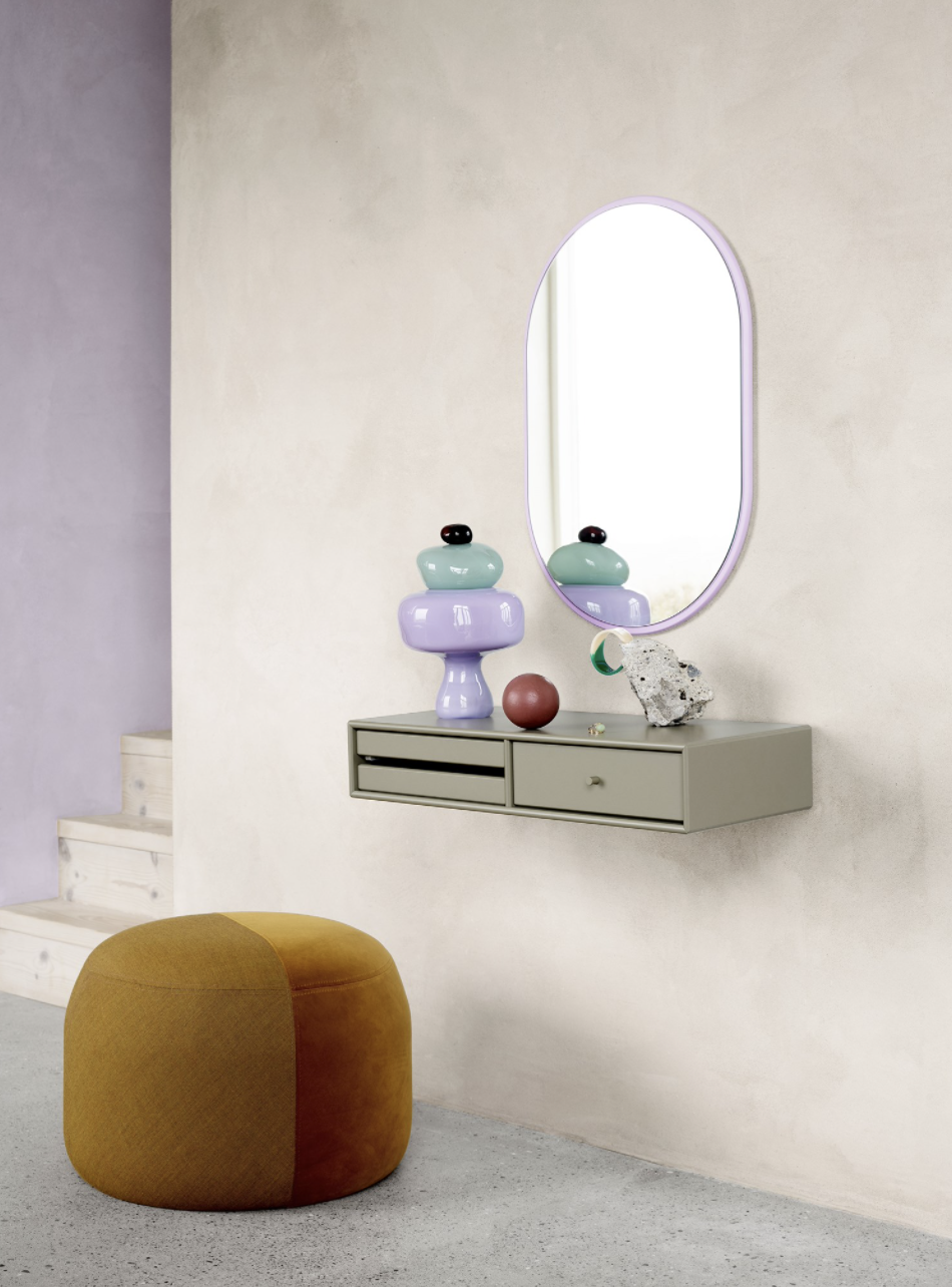 Montana – Colour Frame Mirror – Oval