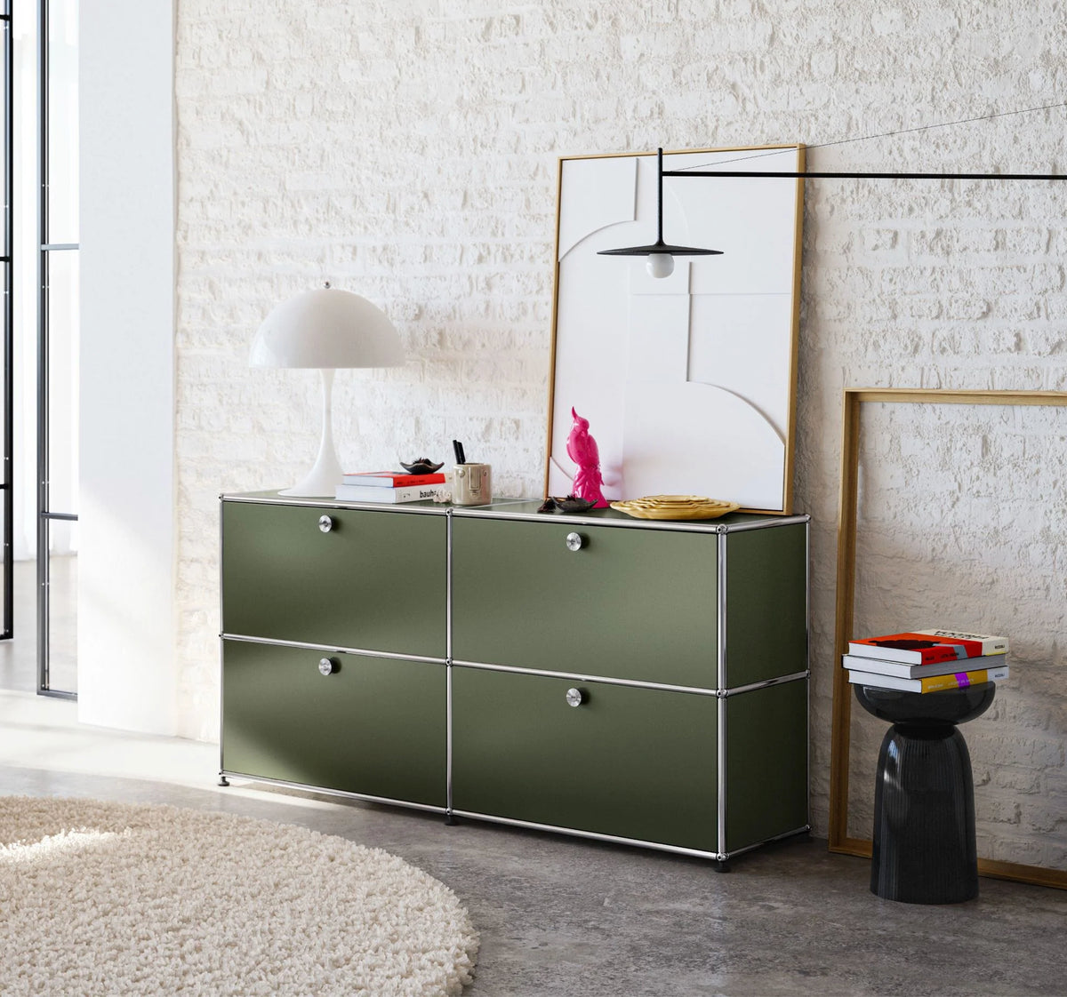 USM – USM Haller Sideboard D4A_Olive Green