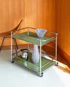 USM – USM Haller Serving Trolley_Olive Green