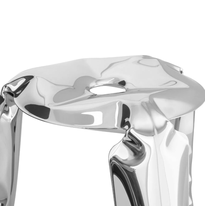 Zieta – Plopp Mini Stool – Inox Polished