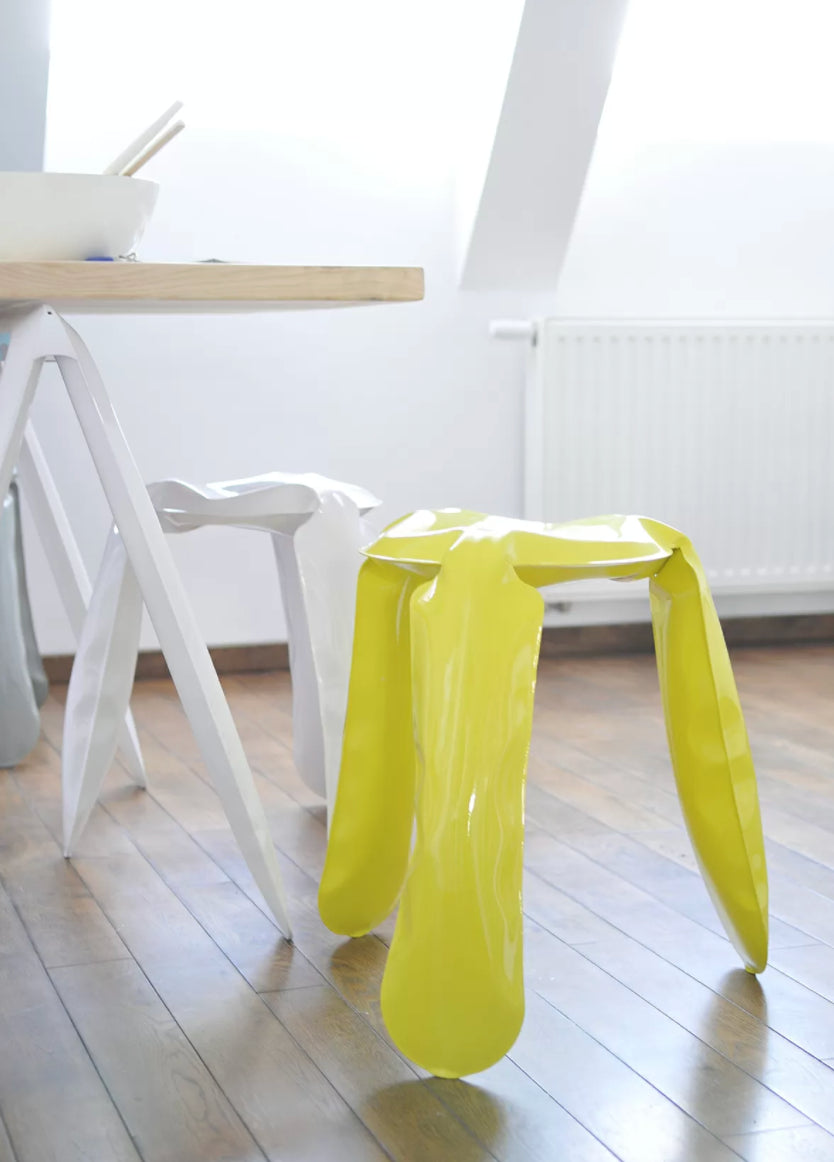 Zieta – Plopp Mini Stool – Yellow Glossy