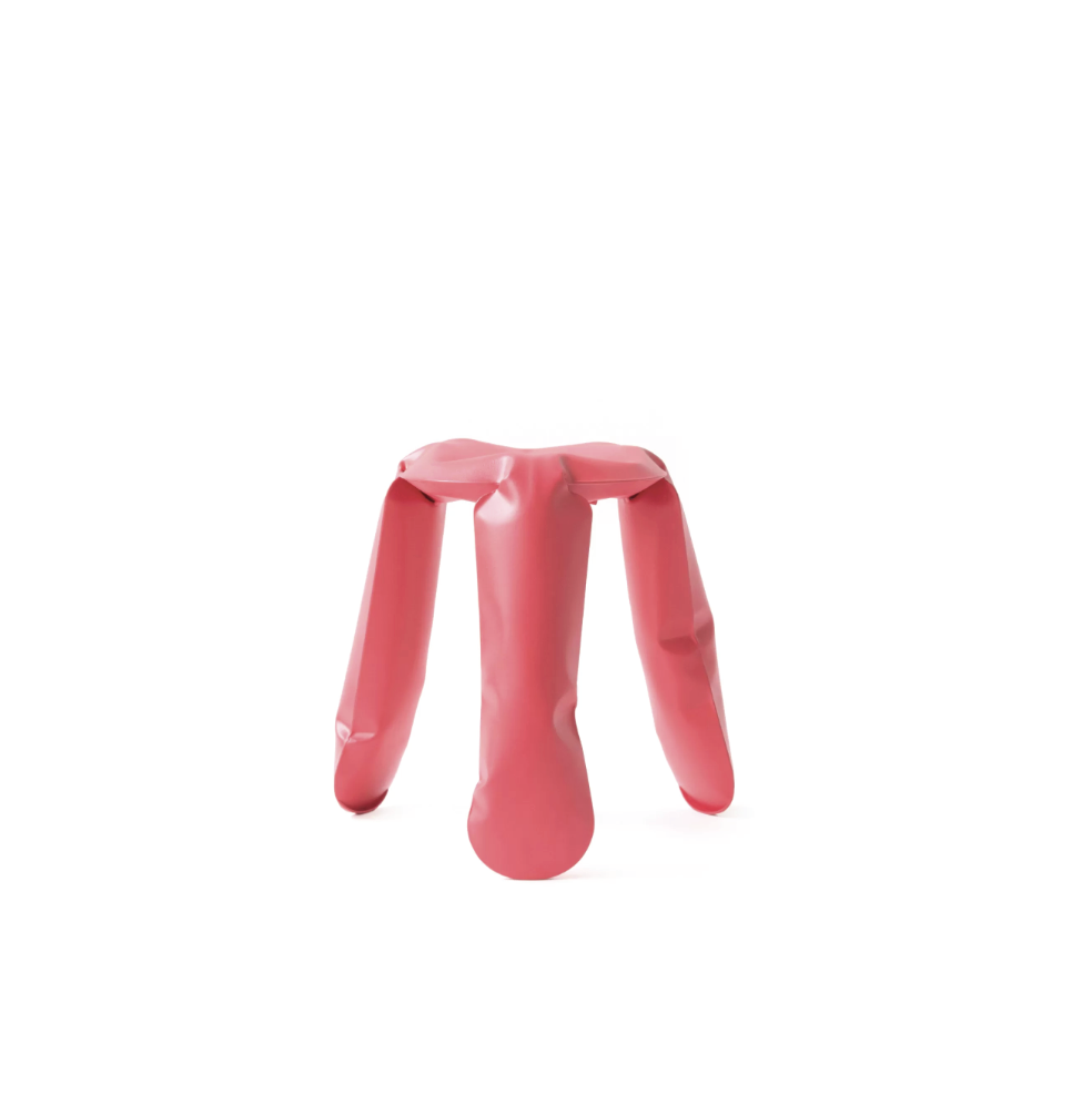 Zieta – Plopp Mini Stool – Strawberry Red Matt