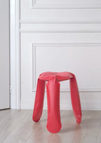 Zieta – Plopp Mini Stool – Strawberry Red Matt