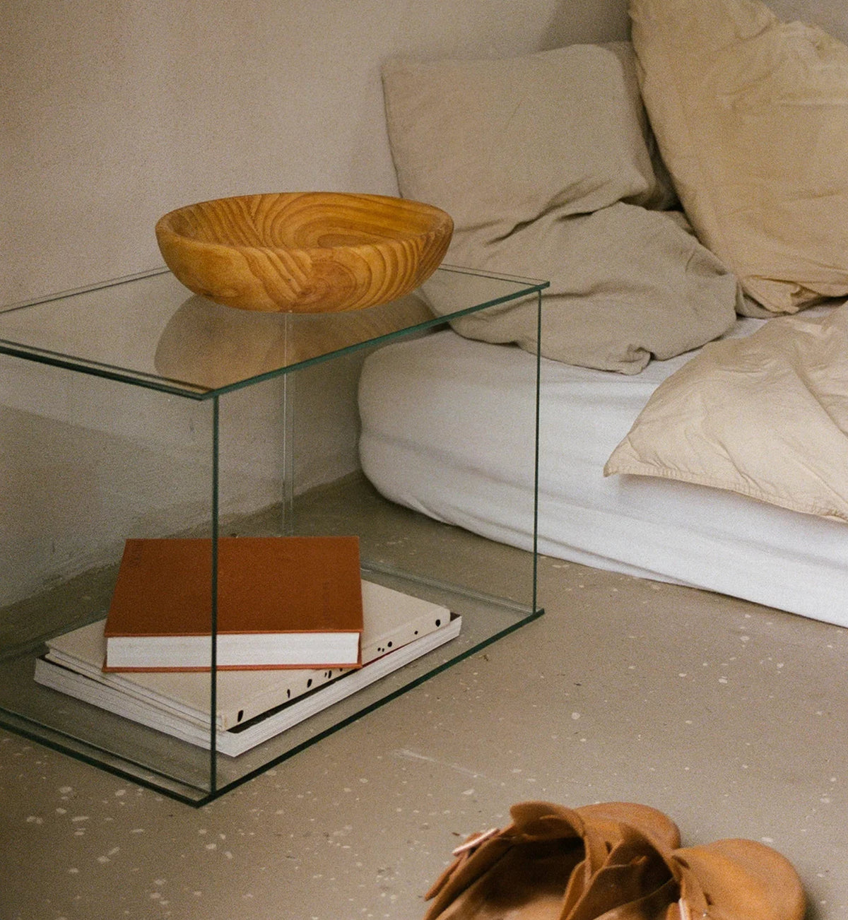 Frama – Rivet Box Table – Glass