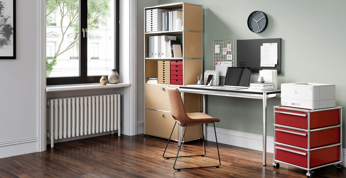 USM – USM Haller Table 175cm (T69) – Pearl Grey Laminate