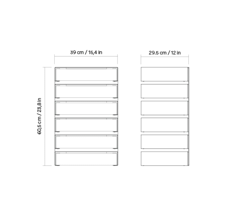 UTIL – KGT Wall Mounted Drawer 6