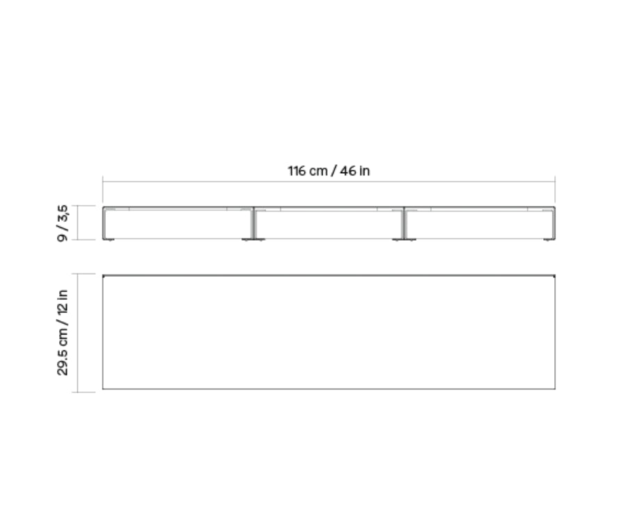 UTIL – KGT Wall Mounted Drawer 3 Horizontal