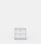 UTIL – Plié Bedside Table 2 Short Drawers