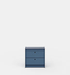 UTIL – Plié Bedside Table 2 Short Drawers