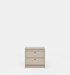 UTIL – Plié Bedside Table 2 Short Drawers