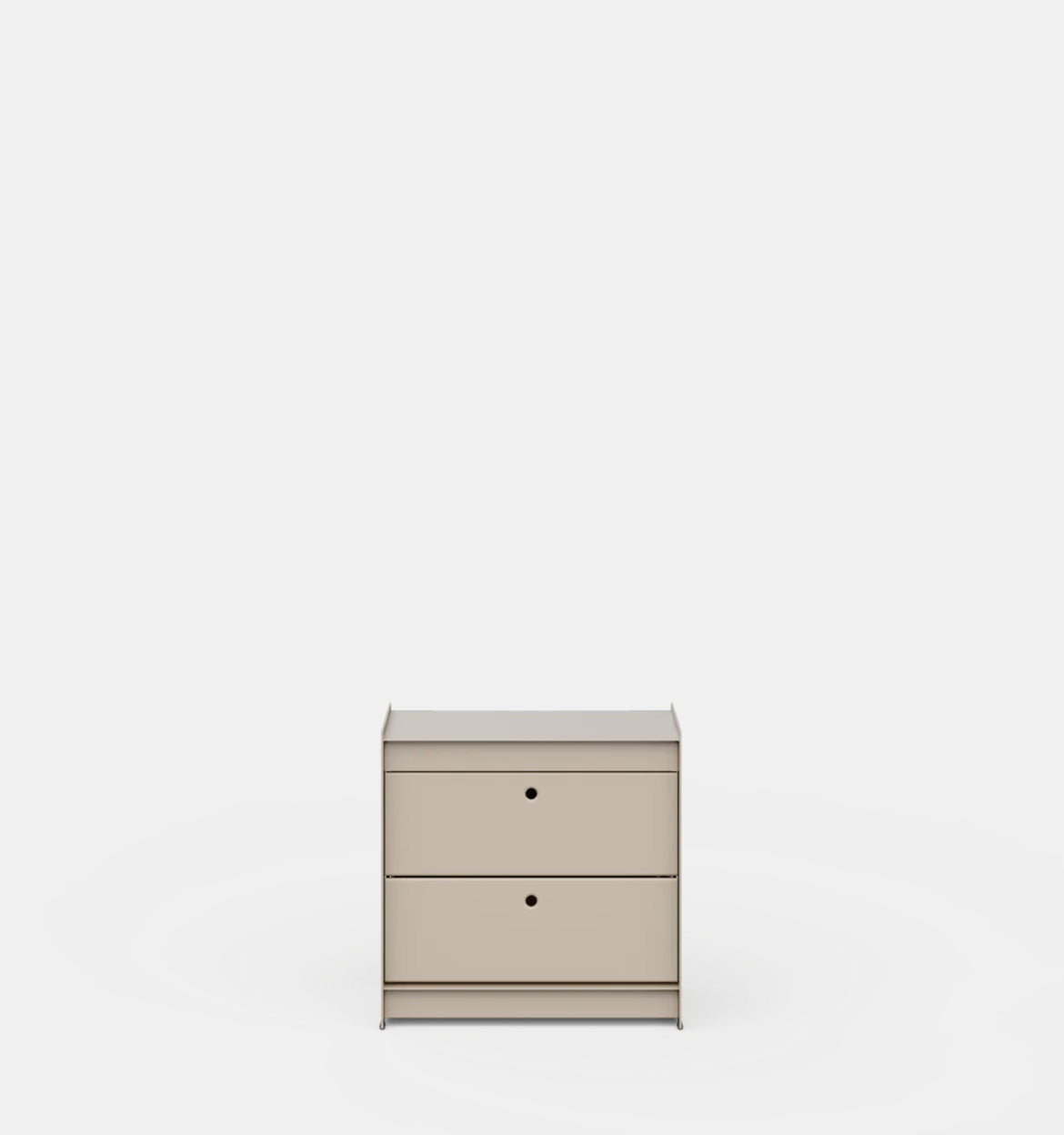 UTIL – Plié Bedside Table 2 Short Drawers