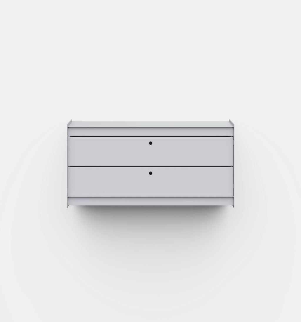 UTIL – Plié Wall Unit 2 Short Drawers