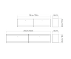 UTIL – Plié Wall Unit Extension 2 Big Drawer