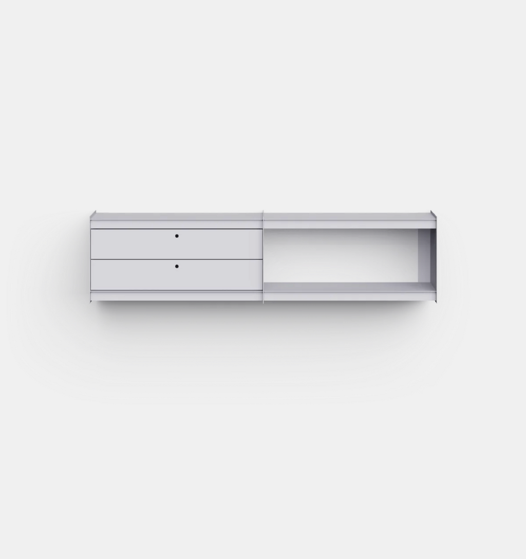 UTIL – Plié Wall Unit Extension 2 Small Drawers