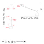 Artemide – Tolomeo Decentrata Suspension