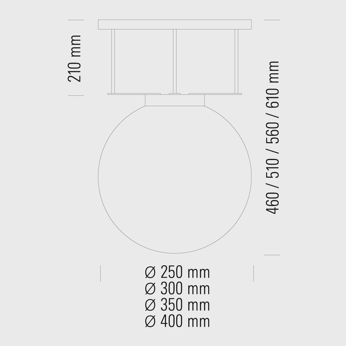 Tecnolumen – DMB26 Ceiling Lamp Nickel