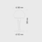 Tecnolumen – WG 25 GL Table Lamp