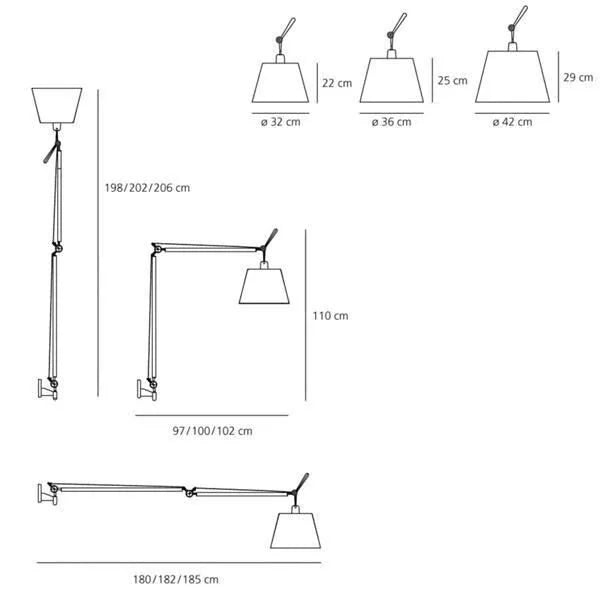 Artemide – Tolomeo Mega LED Wall Lamp