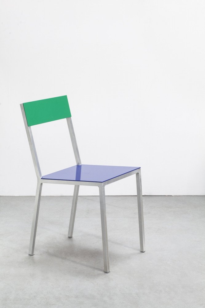 Valerie Objects – Alu Chair dark blue_green