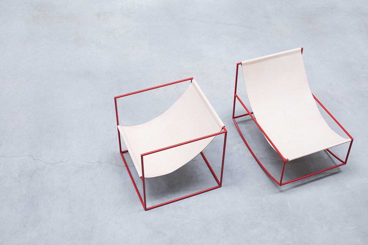 Valerie Objects – Solo Seat Red_Leather