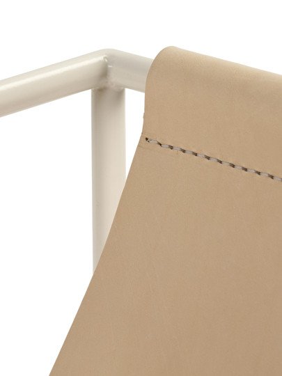 Valerie Objects – Solo Seat Ivory_Leather