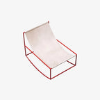 Valerie Objects | Rocking Chair Leather Red