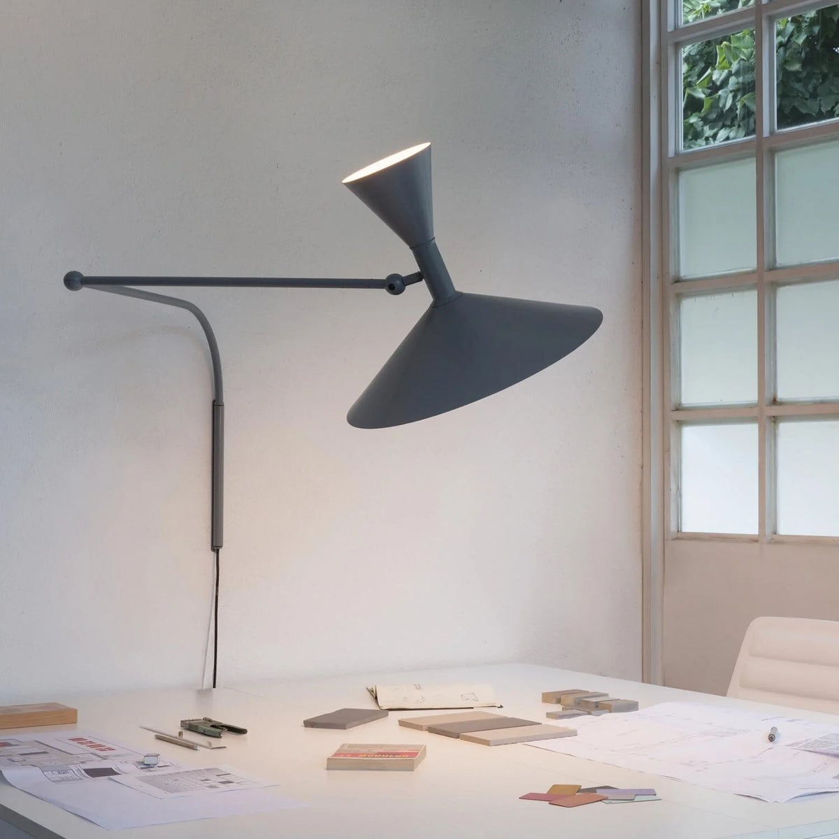 Nemo – Lampe De Marseille Wall Lamp Large white/grey/black
