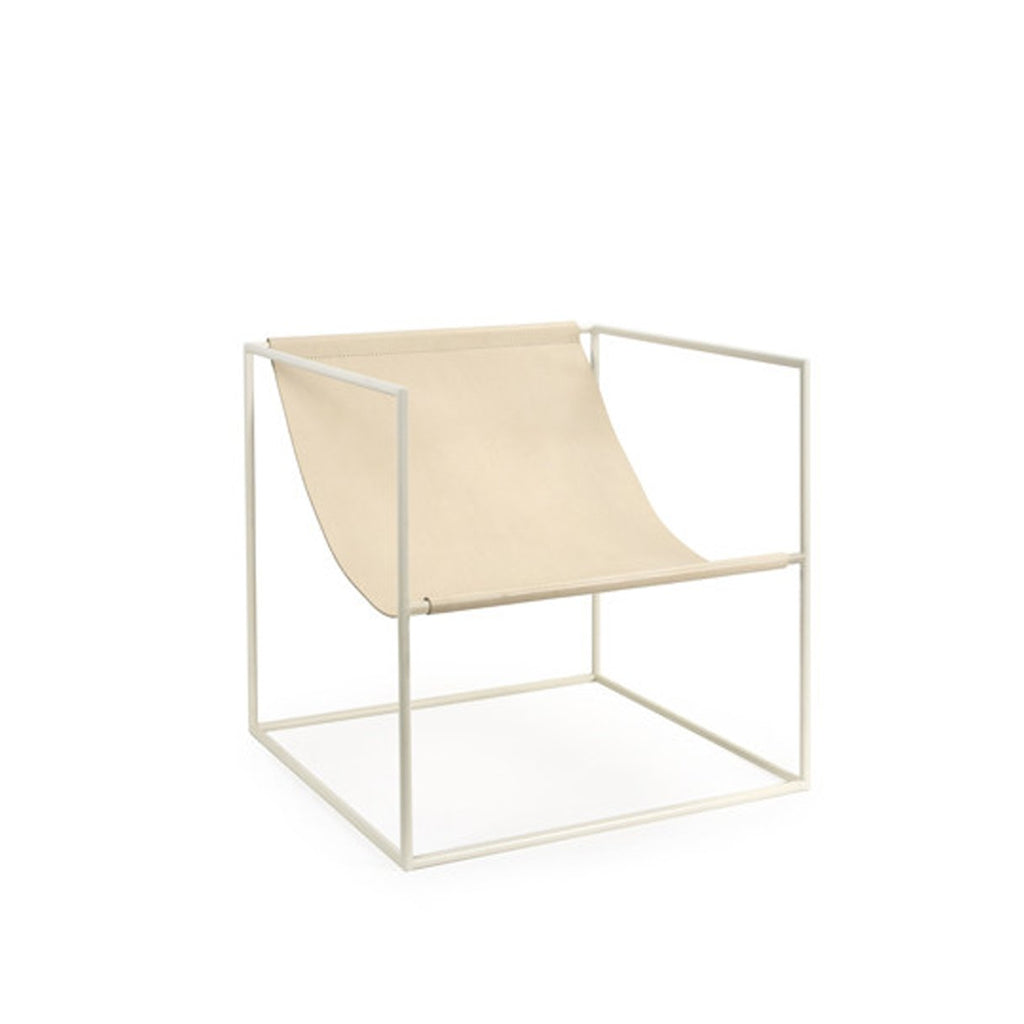Valerie Objects | Solo Seat Ivory_Leather