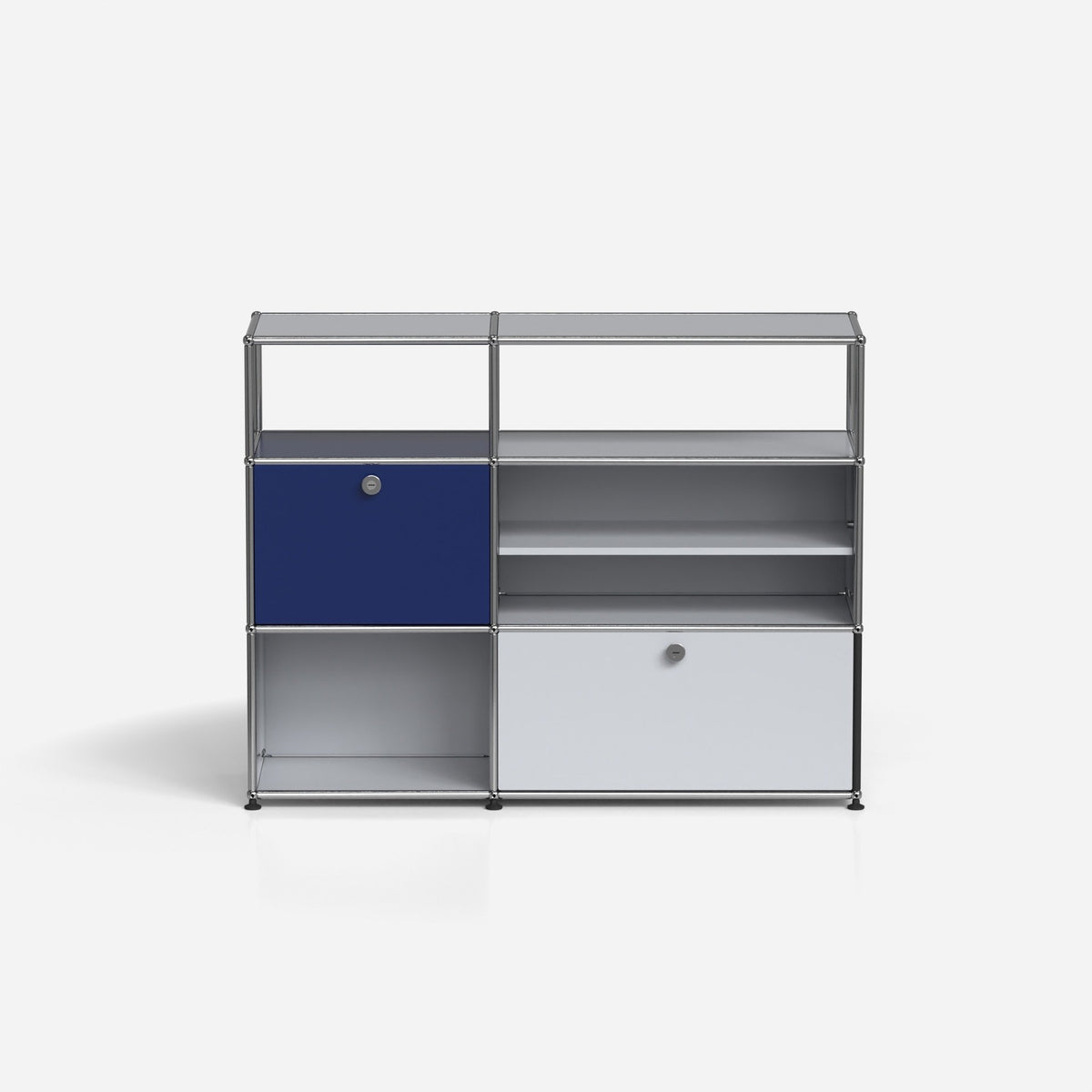 USM | USM Haller Sideboard 6M4 Steel Blue + Light Grey