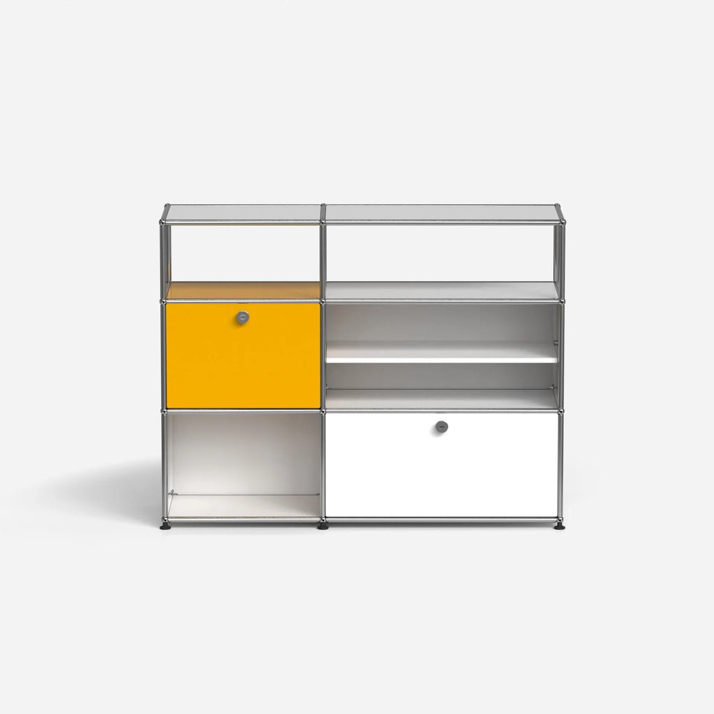 USM | USM Haller Sideboard 6M4 Golden Yellow + Pure White
