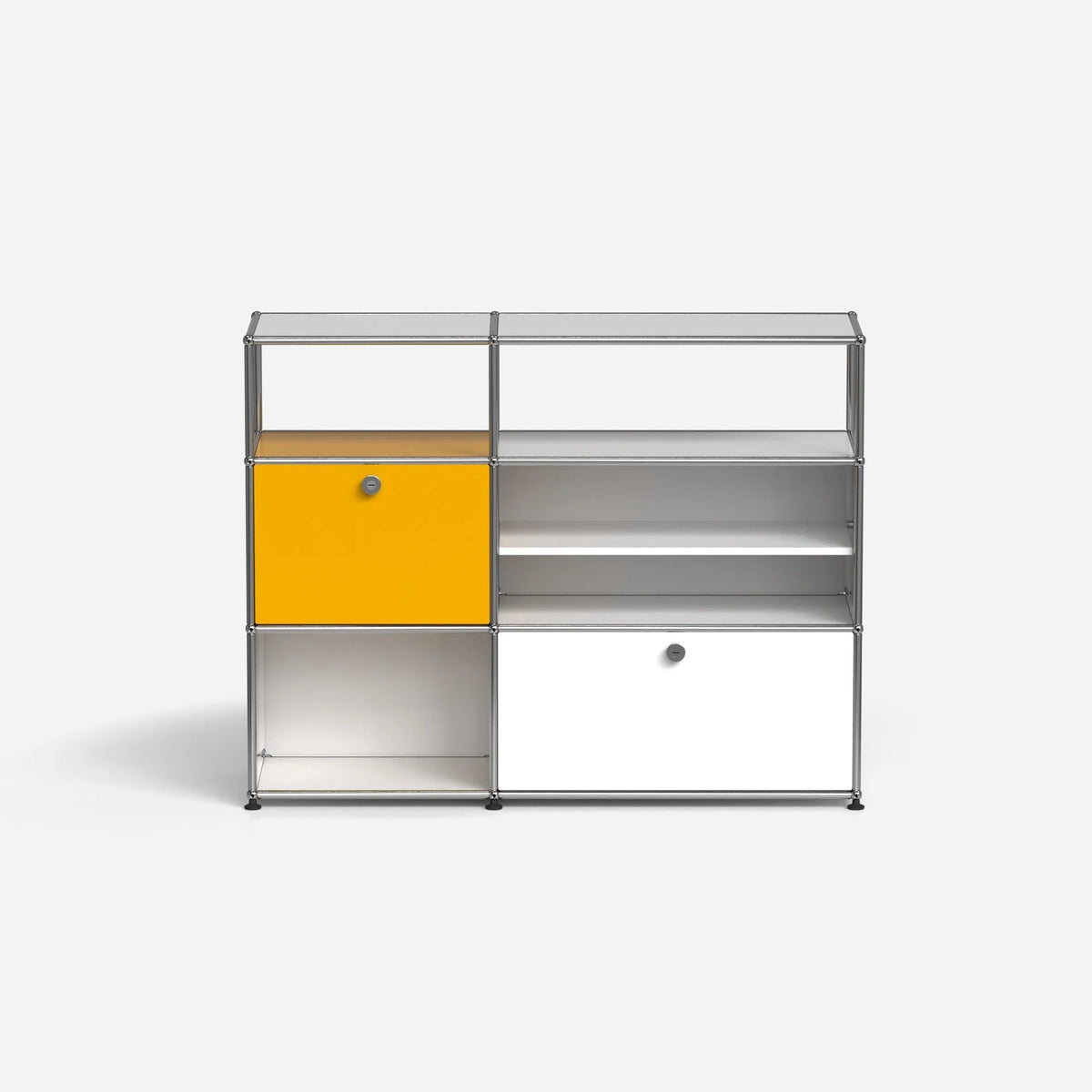 USM | USM Haller Sideboard 6M4 Golden Yellow + Pure White