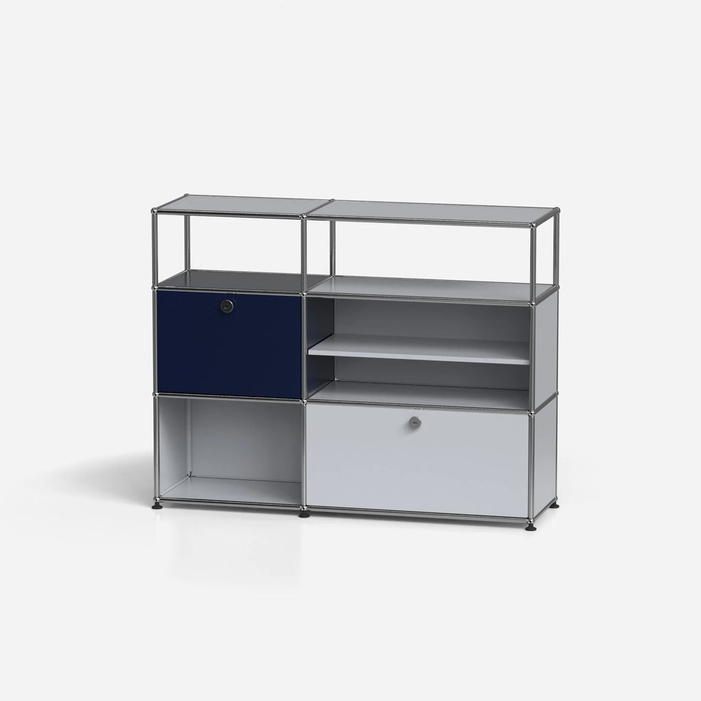 USM – USM Haller Sideboard 6M4 Steel Blue + Light Grey