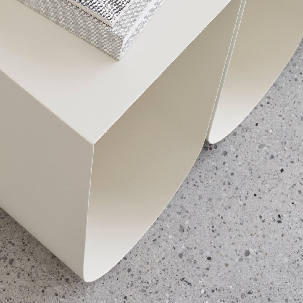 Kristina Dam – Curved Side Table Stainless Steel