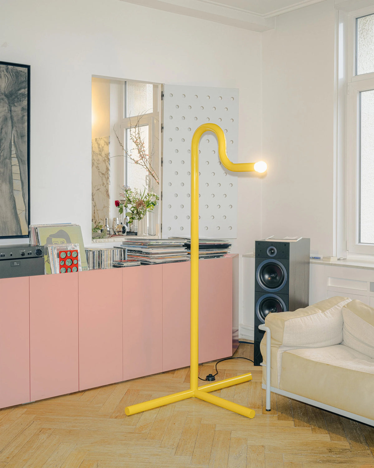 Valerie Objects – Floor Lamp Yellow La Uno Gialla