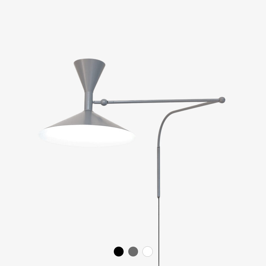 Nemo | Lampe De Marseille Wall Lamp Large white/grey/black