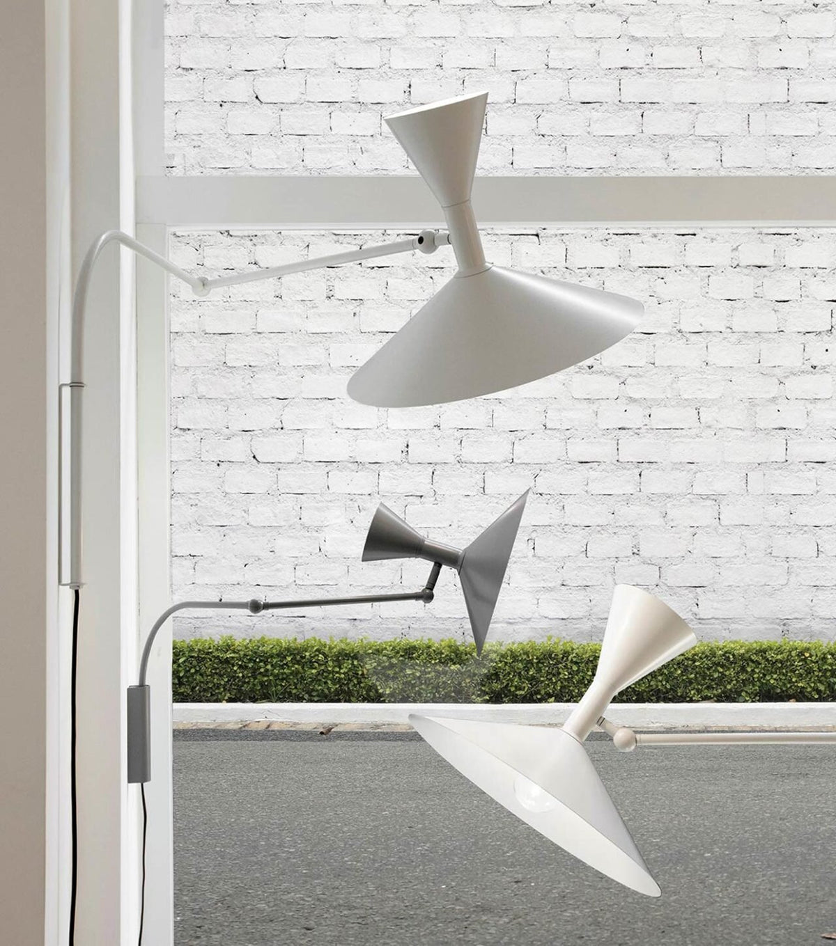 Nemo – Lampe De Marseille Wall Lamp Mini Matt Grey