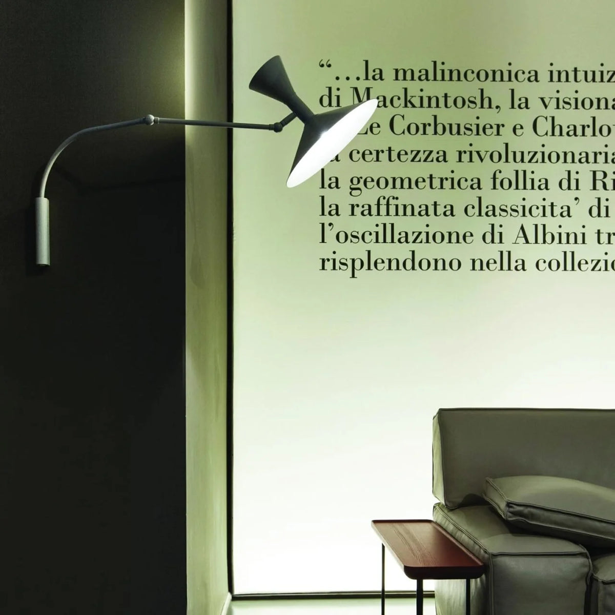 Nemo – Lampe De Marseille Wall Lamp Mini Matt Grey