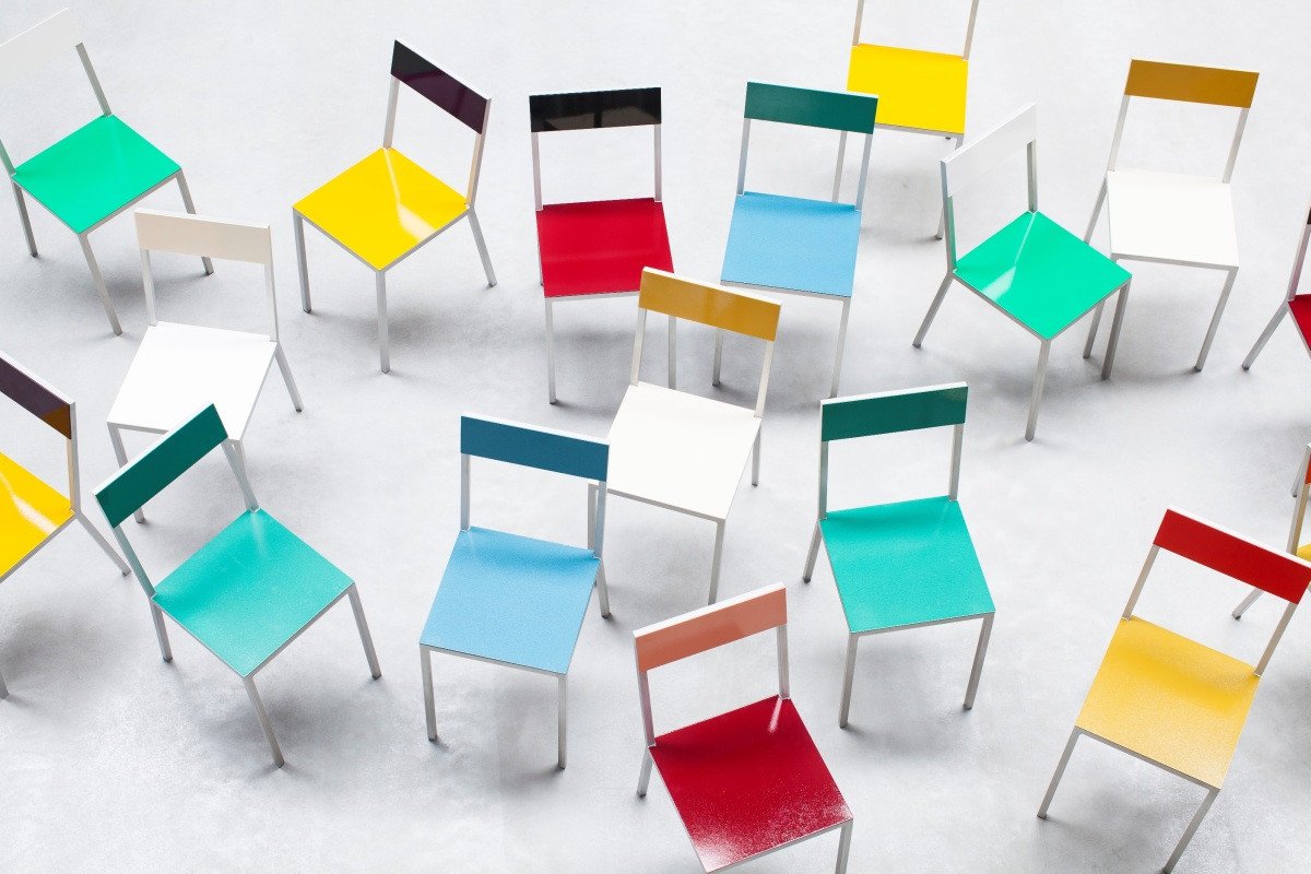 Valerie Objects – Alu Chair green_white