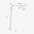 Nemo – Untitled Reading Spot Floor Lamp