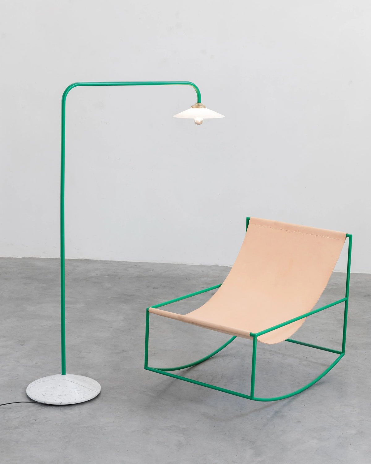 Valerie Objects – Standing Lamp Marble N°1 Green