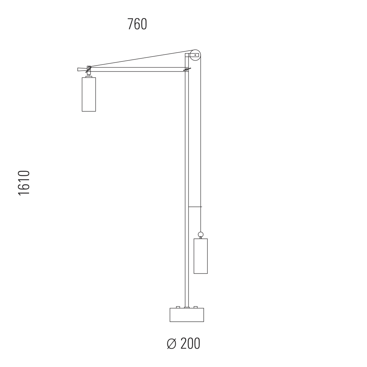 Tecnolumen – Bauhaus BH 23 Floor Lamp